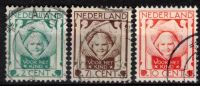 Frankeerzegels Nederland NVPH nrs. 141-143 gestempeld