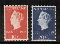 Frankeerzegels Nederland NVPH nrs. 504-505 postfris 