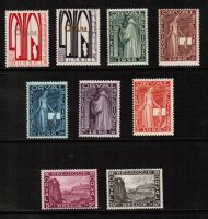 Frankeerzegels Belgie OCB Nrs.258-266 postfris