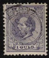 Frankeerzegel Nederland Nvph nr. 28 Gebruikt