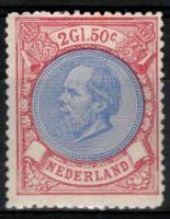 Frankeerzegel Nederland NVPH nr. 29A postfris met certificaat Vleeming
