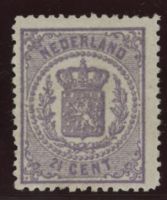  Frankeerzegel Nederland NVPH nr. 18Ca ongebruikt met certificaat Vleeming
