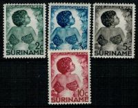 Frankeerzegels Ned.Suriname NVPH nrs. 179-182 postfris