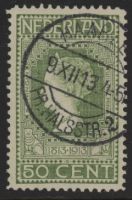 Frankeerzegel Nederland NVPH nr. 97B gestempeld Haarlem Fr. HALSSTR. 2
