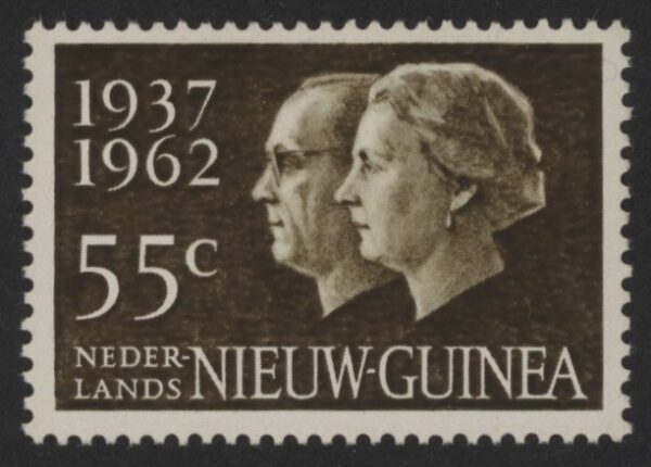 Frankeerzegels Nederlands Nieuw Guinea NVPH nr. 75 postfris