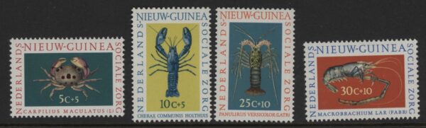 Frankeerzegels Nederlands Nieuw Guinea NVPH nrs. 78-81 postfris